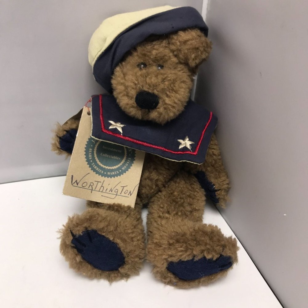 Vintage Boyds Bear Collection Worthington Sailor Outfit Plush Stuffed Animal 10"